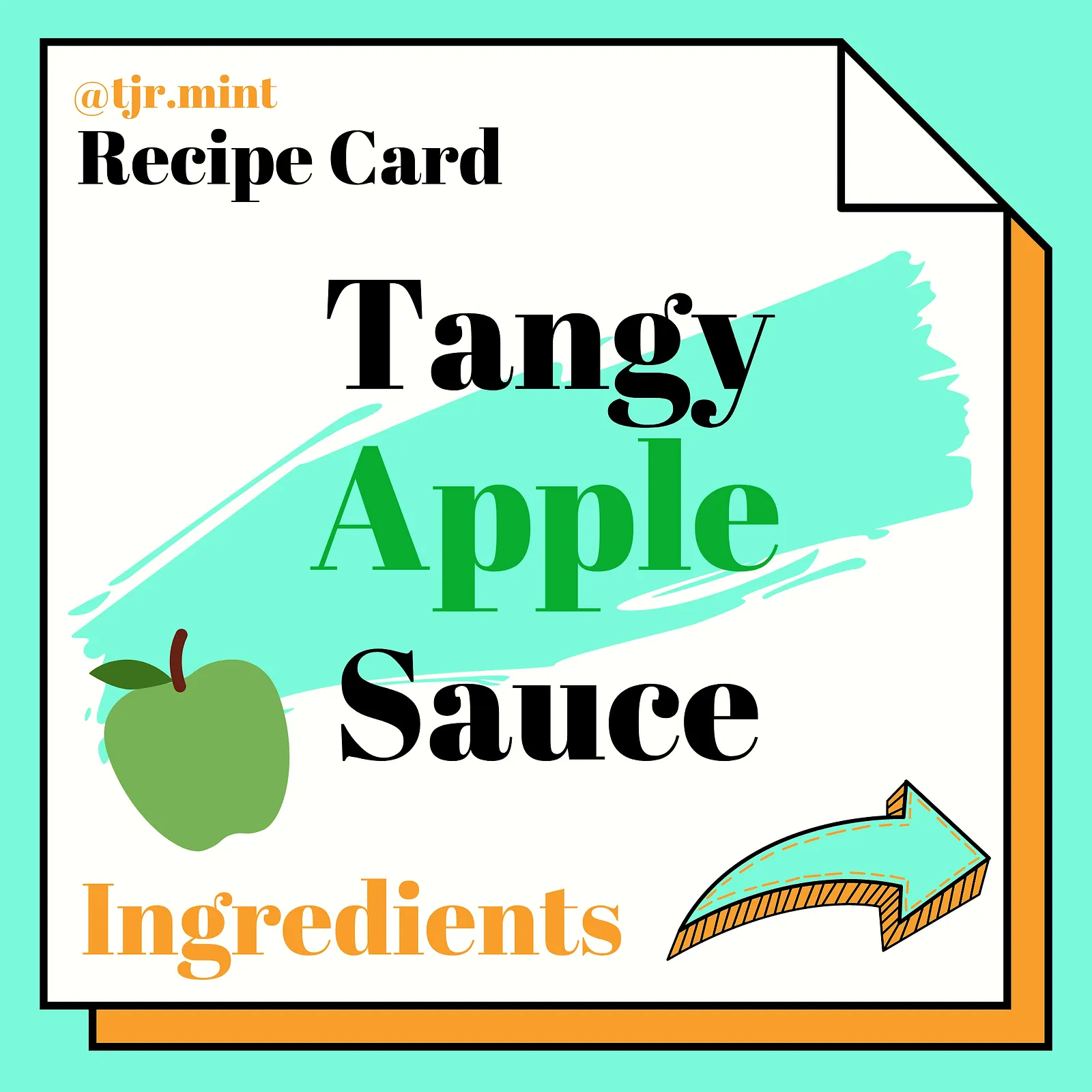 Tangy apple sauce, photographed for Pinch of Mint