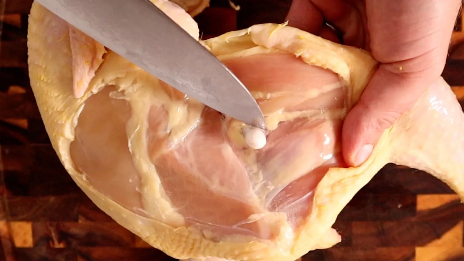 How to break down a whole chicken, photographed for Pinch of Mint