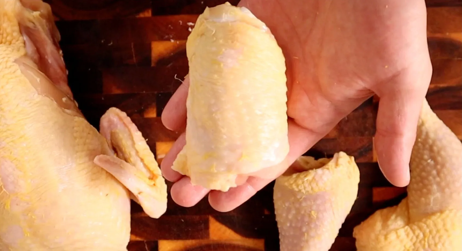 How to break down a whole chicken, photographed for Pinch of Mint