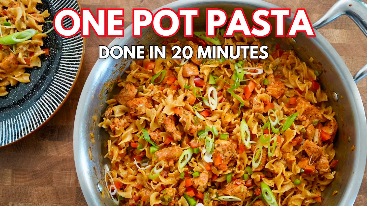 Easy Creamy Cajun Chicken Pasta | One-pot Recipe in 20 Minutes