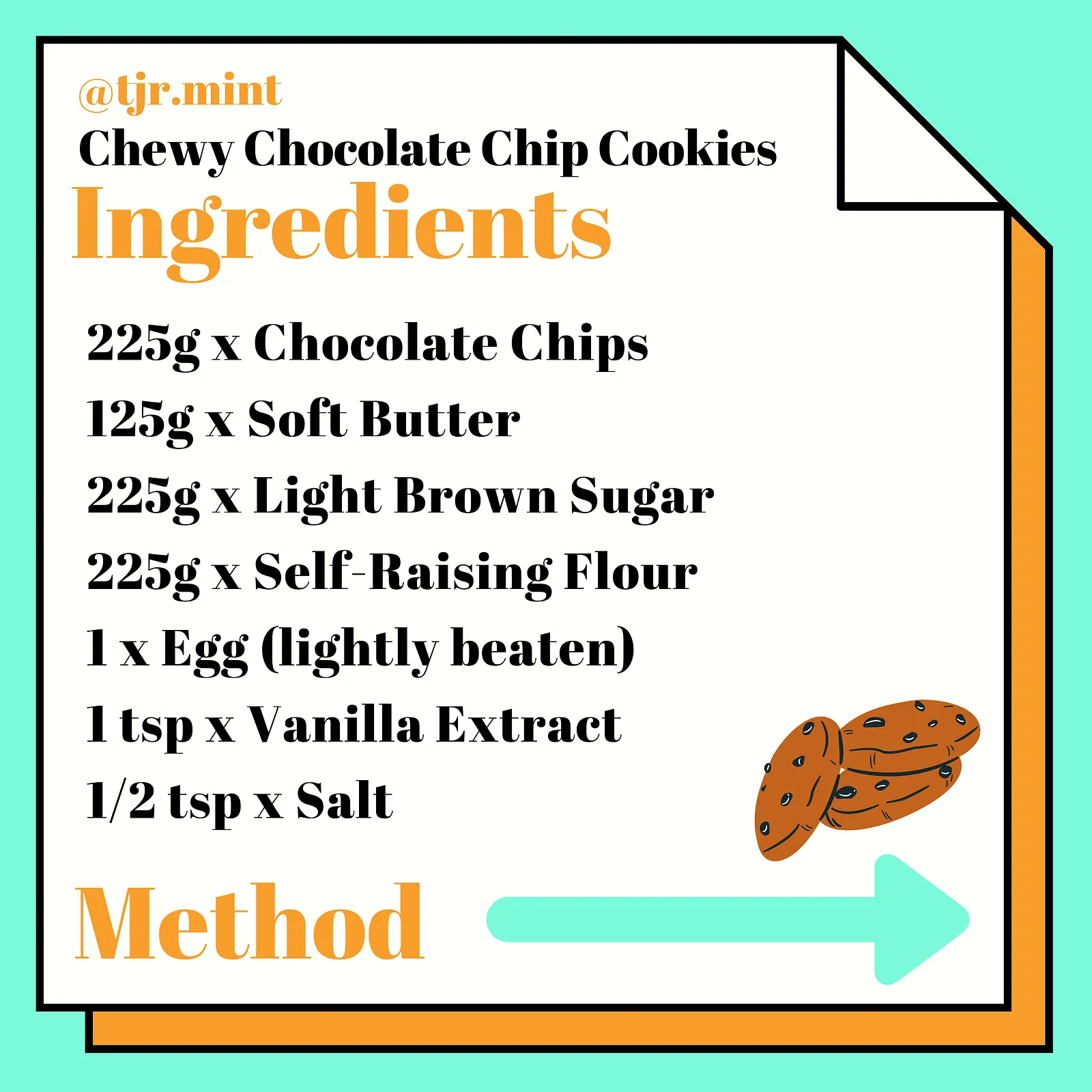 Chewy chocolate chip cookies, photographed for Pinch of Mint