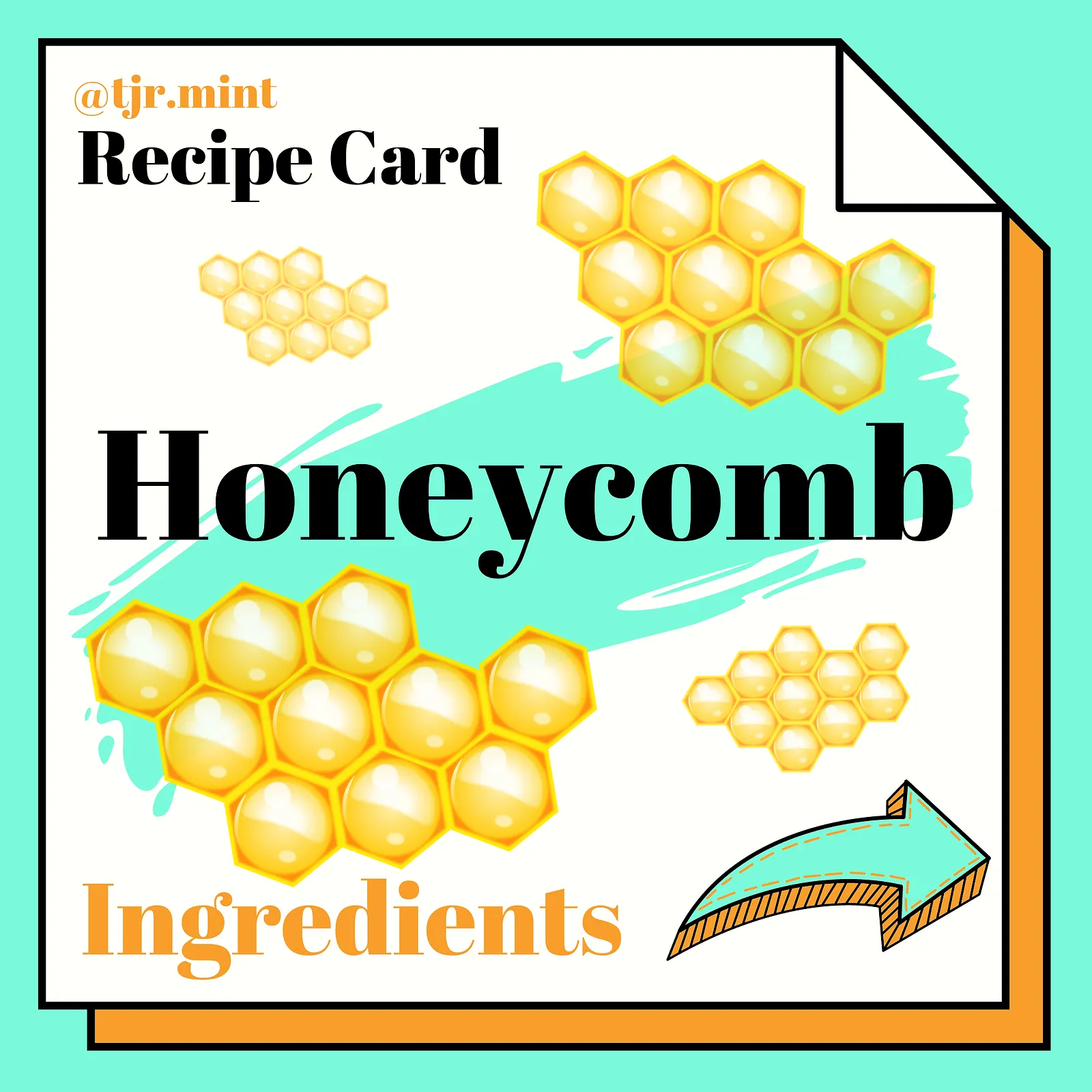 Honeycomb, photographed for Pinch of Mint