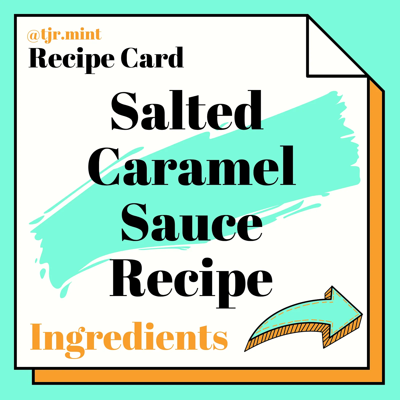 Salted caramel sauce, photographed for Pinch of Mint