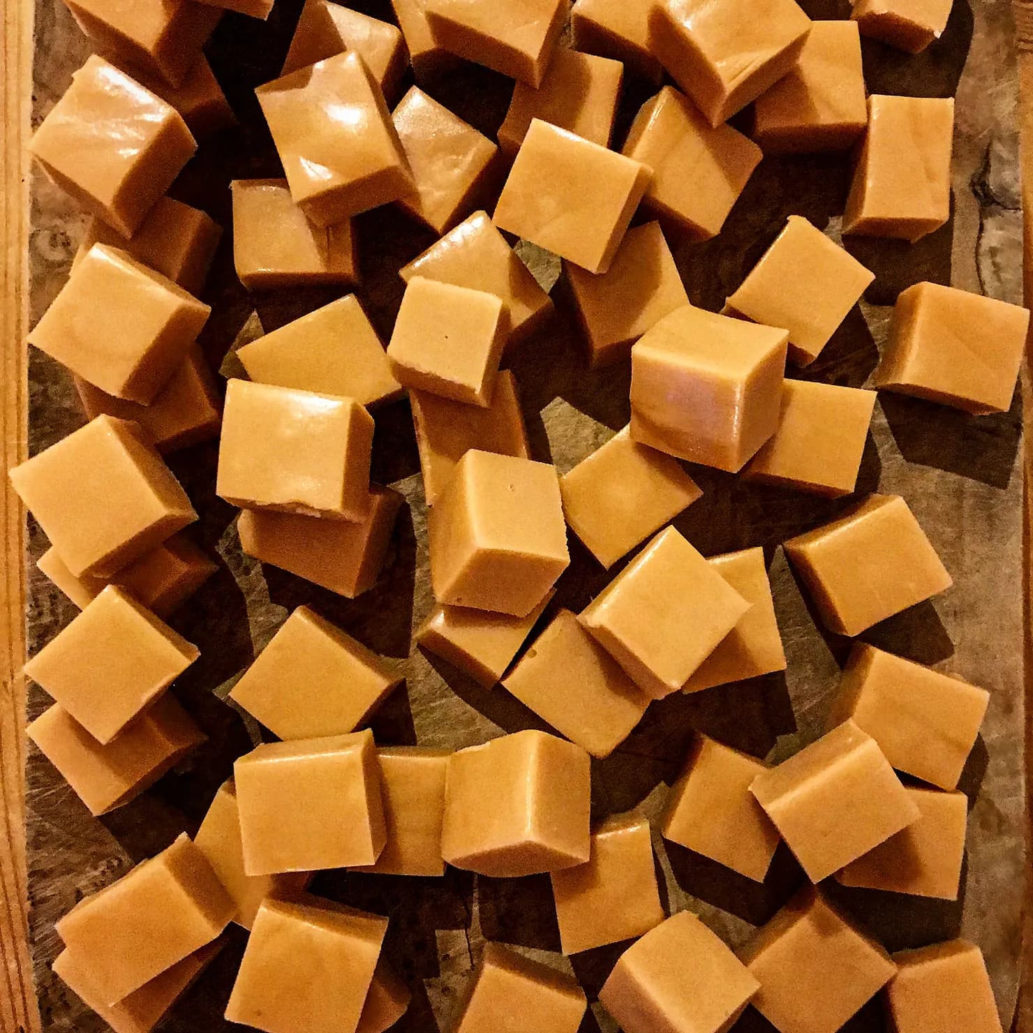 Vanilla fudge, photographed for Pinch of Mint
